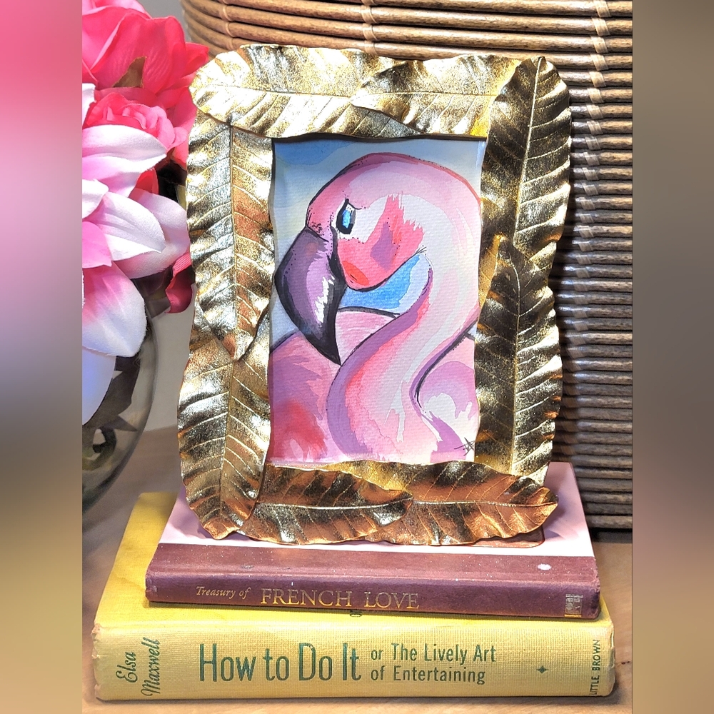 Flamenco I (Flamingo) Watercolor Original Artwork